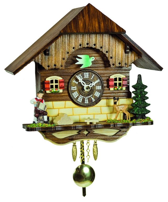 Trenkle Kuckulino Schwarzwalduhr Schwarzwaldhaus mit Quarzwerk und Kuckuckruf  2040 PQ