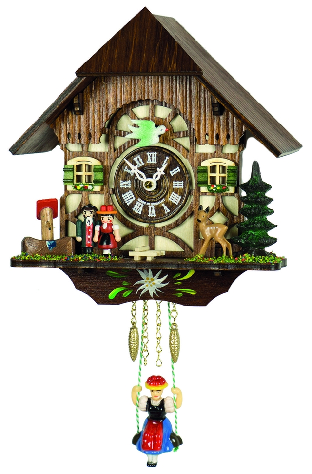 Trenkle Kuckulino Schwarzwalduhr Schwarzwaldhaus mit Quarzwerk und Kuckuckruf 2009 SQ