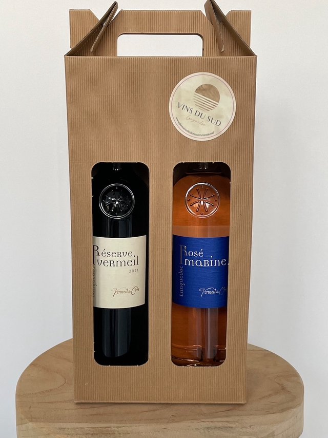 X2 - Geschenkverpakking voor 2 flessen