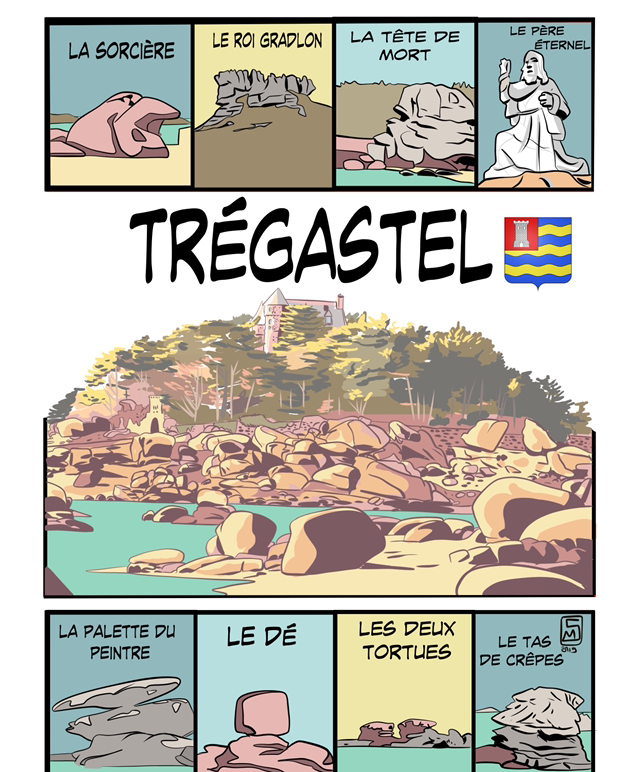Tregastel en BD