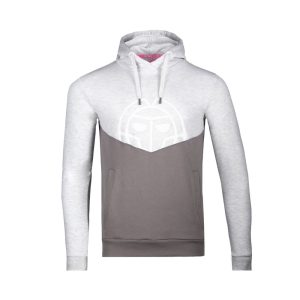 Pull BIDI BADU - Lunis Lifestyle Hoody - blanc/gris - Taille XXL
