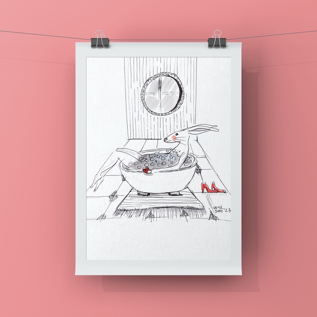 Ilustración Serie "Los Conejos" 1