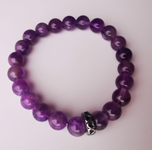 Bracelet Améthyste 8mm