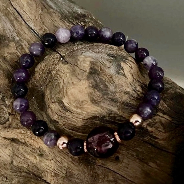 Bracelet Lépidolite