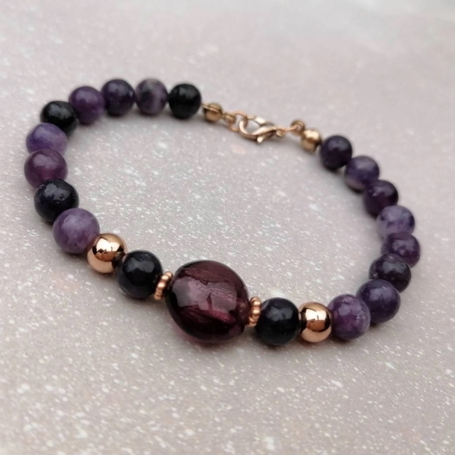 Bracelet Lépidolite