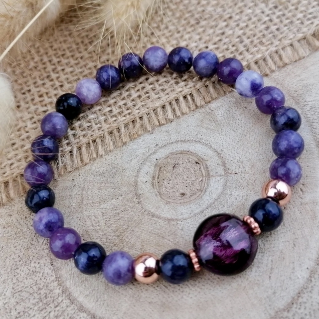Bracelet Lépidolite