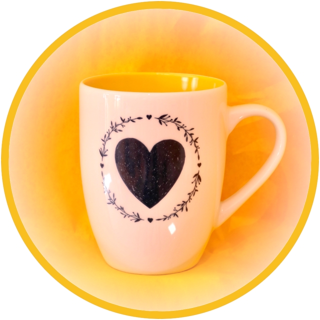 Herz-Tasse