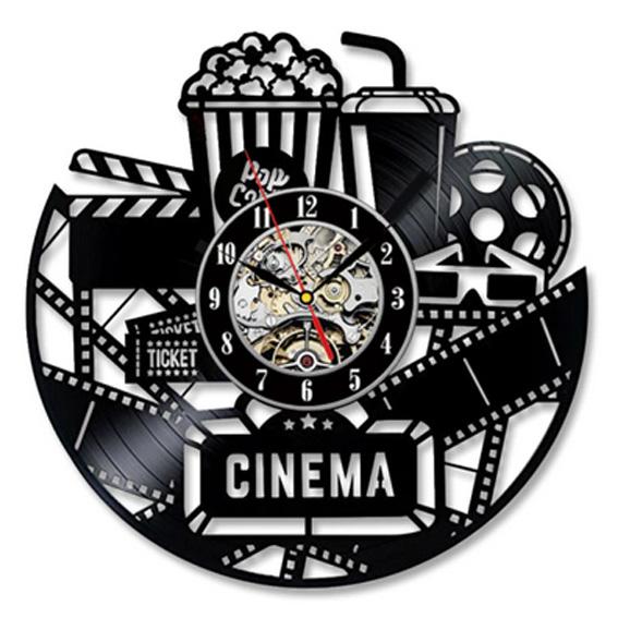 RELOJ DE PARED TICKET CINEMA 30cm X 30cm