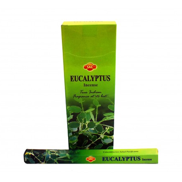Caja GRANDE  6 uni. Incienso Sac Eucalipto