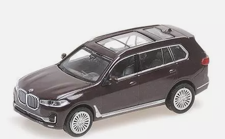 BMW X7 2019 dark red met. Minichamps 1:87