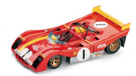 Ferrari 312 PB winner 1'000 Km Monza 1972 C. Regazzoni/J. Ickx Brumm 1:43
