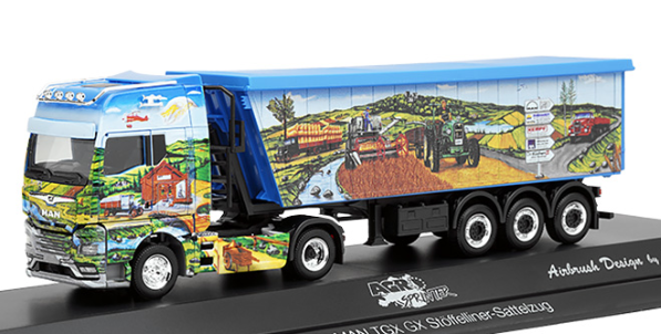 MAN TGX GX Stöffelliner Sattelzug Airbrush Design Herpa 1:87
