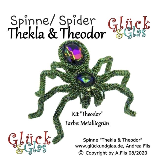  "Spinne Thekla & Theodor", Theodor Metallicgrün