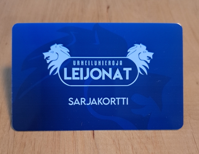 Urheiluhieronta sarjakortti 10*45min