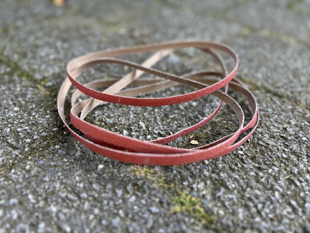 20 x Schleifband 13mm x 520mm (Feinwerkzeug)