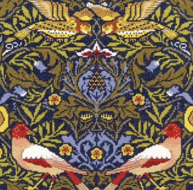 Bothy Threads Cross Stitch Kit Bird by William Morris Cross Stitch