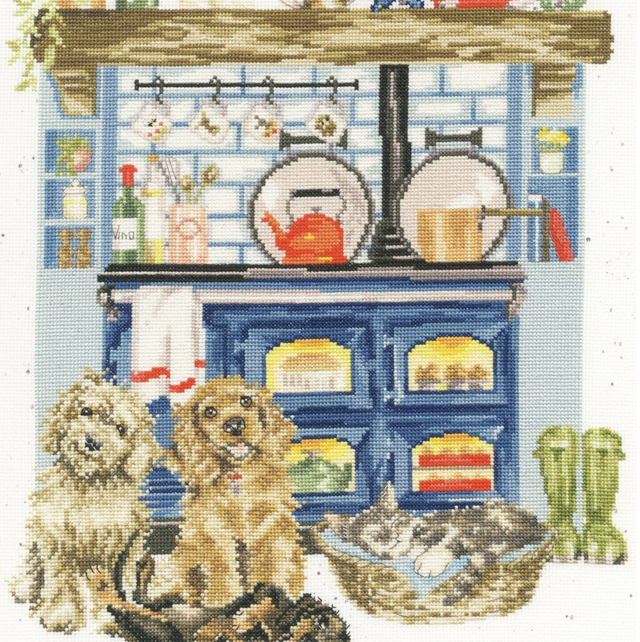 Bothy Threads Country Kitchen Cross Stitch Kit Wrendale Designs
