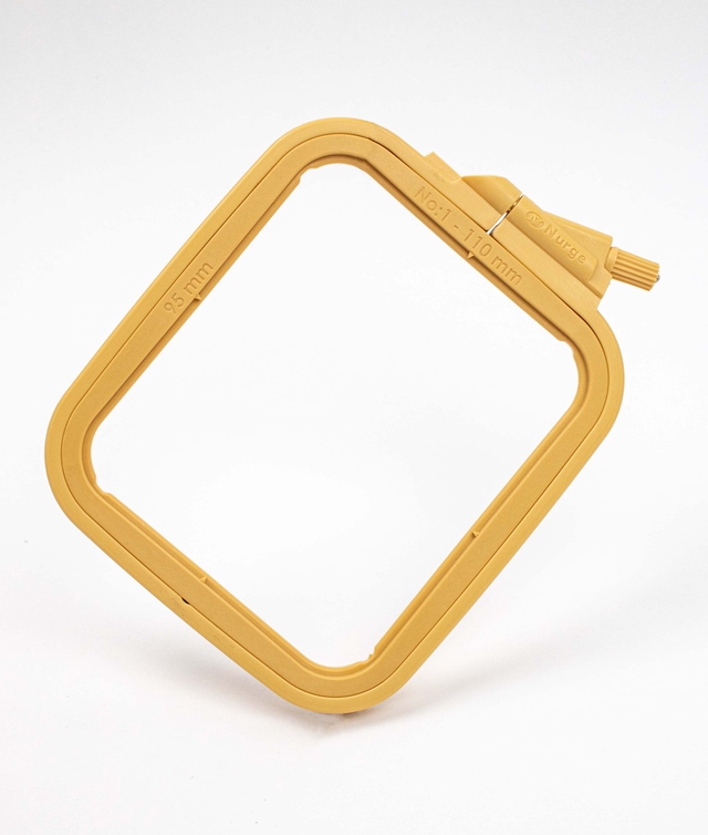 Nurge Embroidery Hoop Beige Cross stitch hoops UK NURGE Hoops UK.