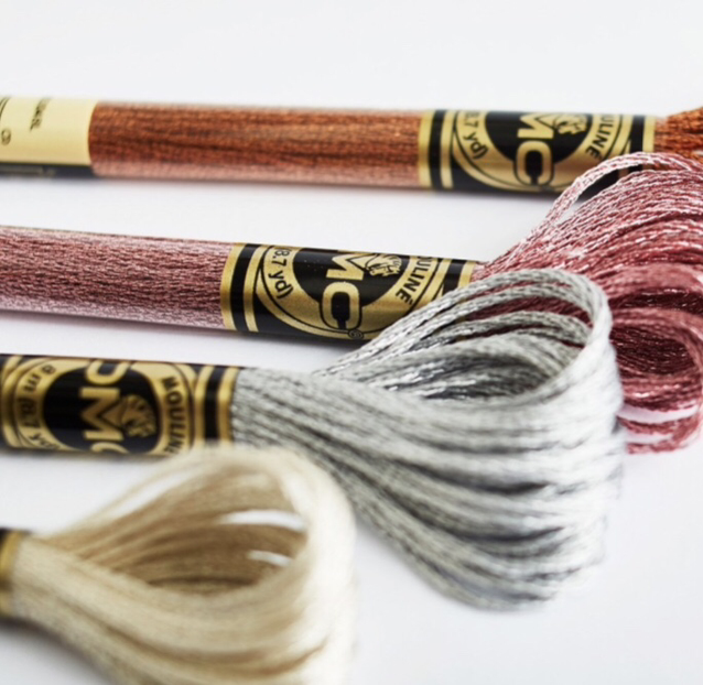 DMC Mouline Silver Light Effects Embroidery Thread 8m UK DMC cotton