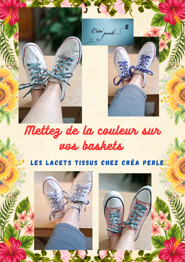 Lacets De Perles Pepperell – Pour Customiser Chaussures, Vêtements, Accessoires – Couleur Assortie