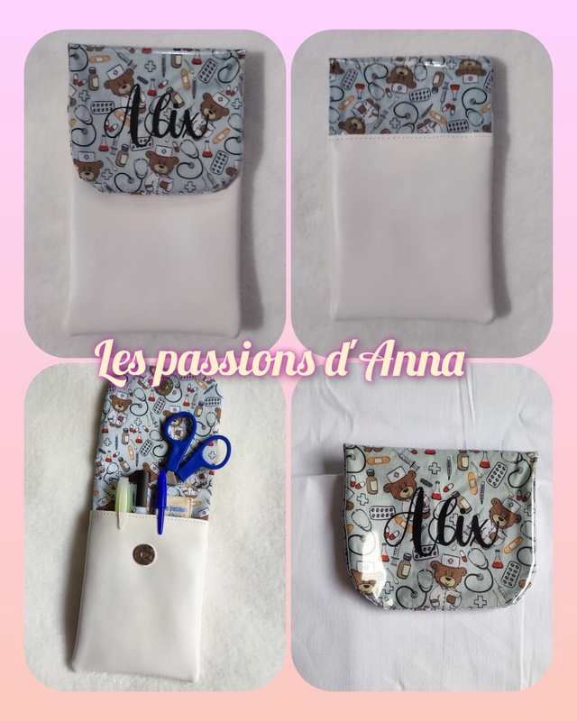 Pochette à crayons aimantée