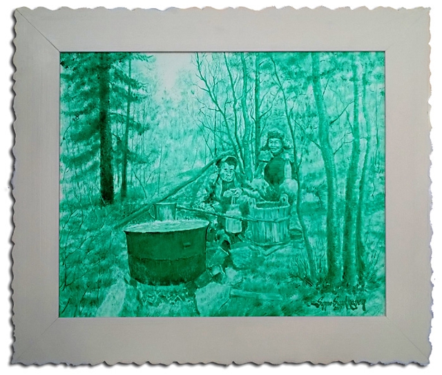 03. Pontikankeitto kieltolain aikaan (50x61cm) 