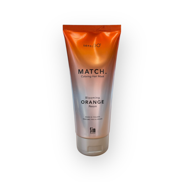 Sim MATCH Blooming orange neon coloring hair mask hiusnaamio 200ml