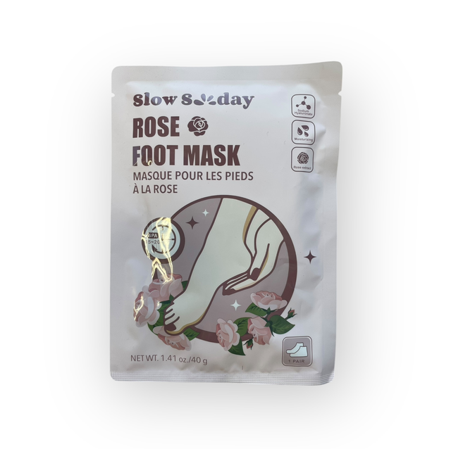 Slow Sunday Rose foot mask jalkanaamio