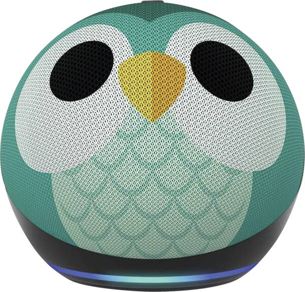 Amazon Echo Netzwerkspieler Echo Dot (5. Gen.) Kids - Eulen-Design