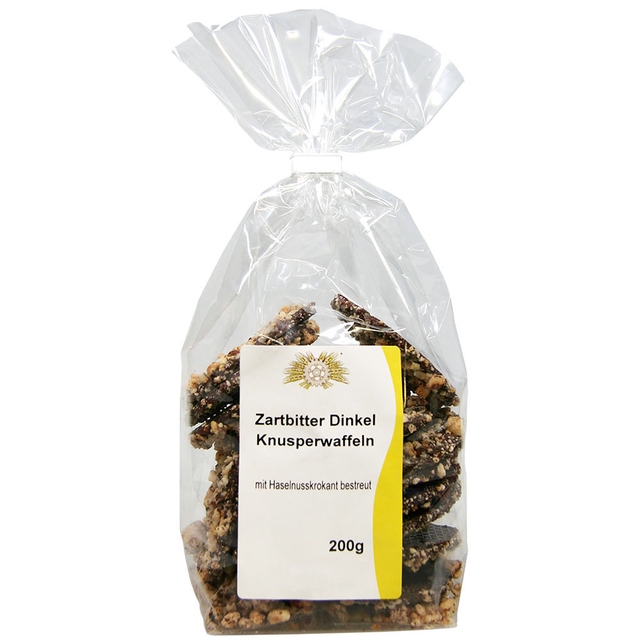 Minderleinsmühle Knusperwaffeln Zartbitter 200g