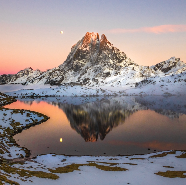 Lever de lune au Pic du Midi d’Ossau et aux Lacs d’Ayous