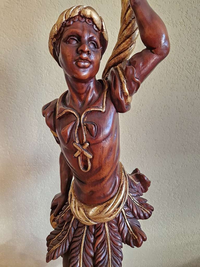 Mohrenlampe, Puffneger Lampe, Holz