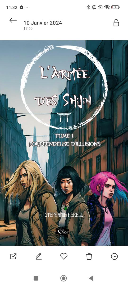 L'armée des Shijin - Tome 1: Pourfendeuse d'illusions / Stéphanie Herell