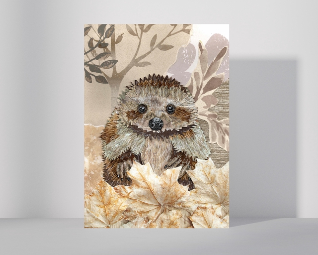 Hazel the Hedgehog Blank Greeting Card
