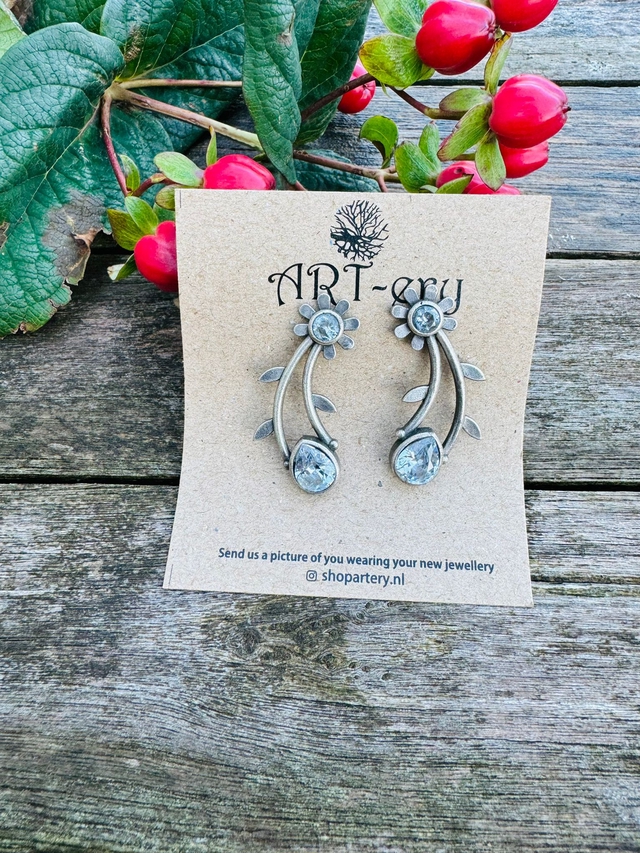 Floral earrings