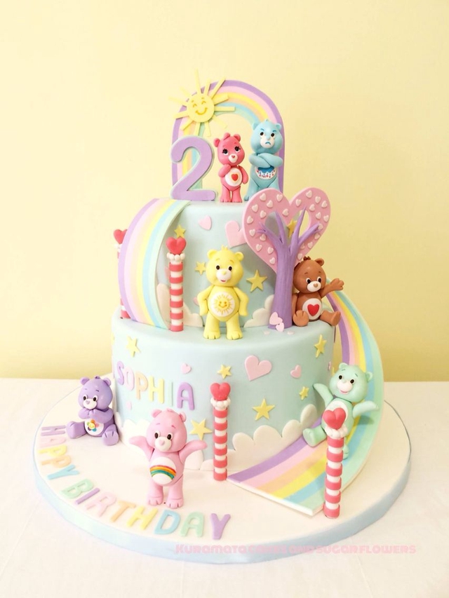 Care Bear Birthday Cake  