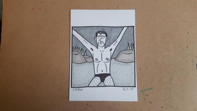 Just Down There (Original Art)