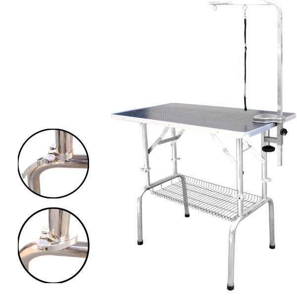 Trimmtisch TOPMAST inklusive Trimmarm, groß, verstellbar, 110 x 60 cm