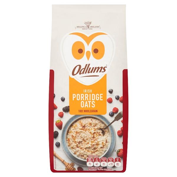 Odlums Irish Porridge Oats 100 Wholegrain 1kg