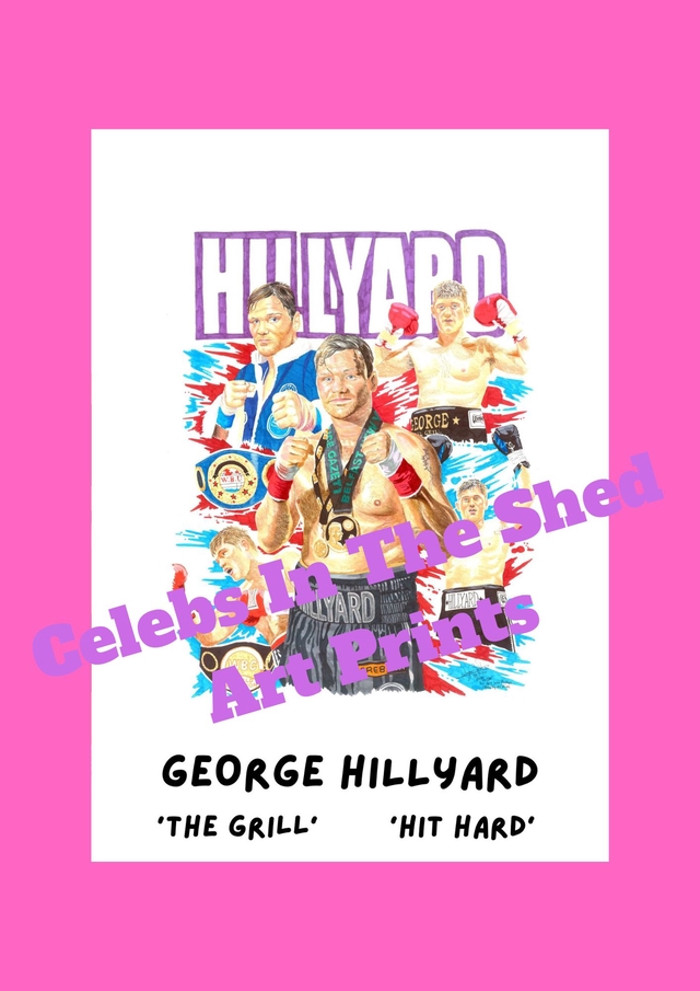 George Hillyard Limited Edition A4 Portrait Drawing Print