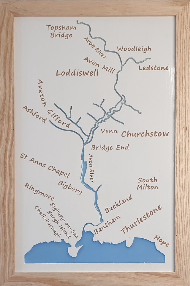 Engraving of the river Avon