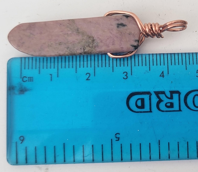 Rhodonite pendant - small