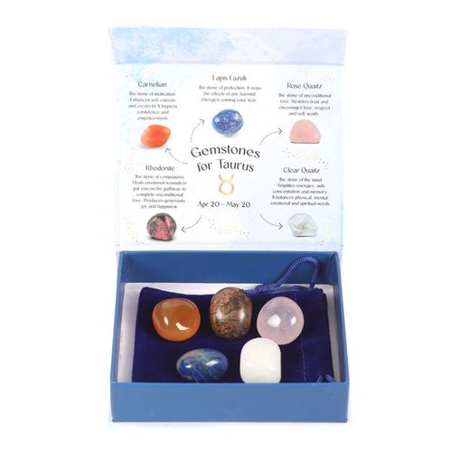 Zodiac Crystal Tumblestones Sets - Earth Signs