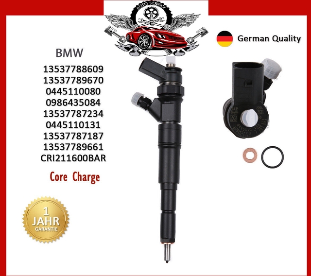 6x Injecteur BMW E60 530d 160kW E61 530d X5 E53 0445110131 0986435084