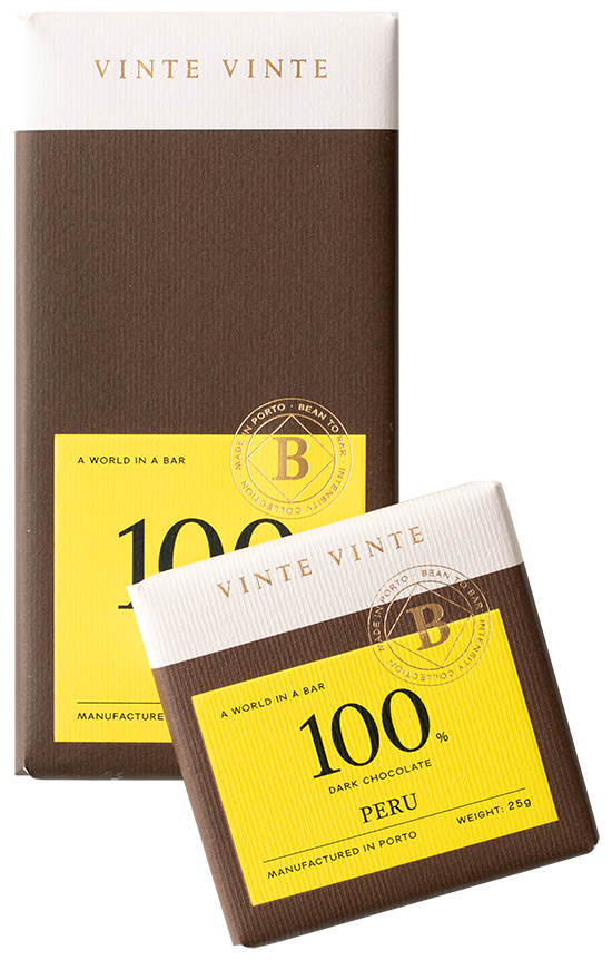 Cacao Intensity Chocolat Noir 100% Pérou VINTE VINTE