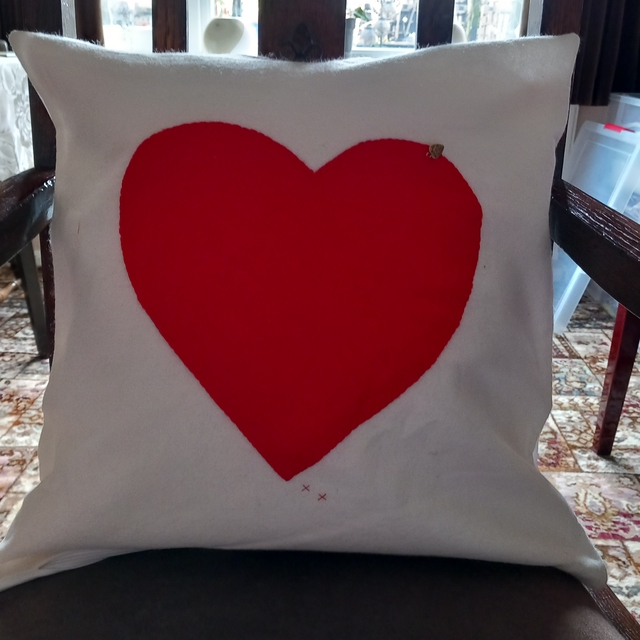 Heart Cushion Cover