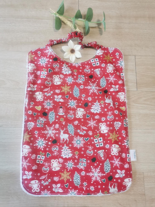 Grand bavoir enfant Noël 