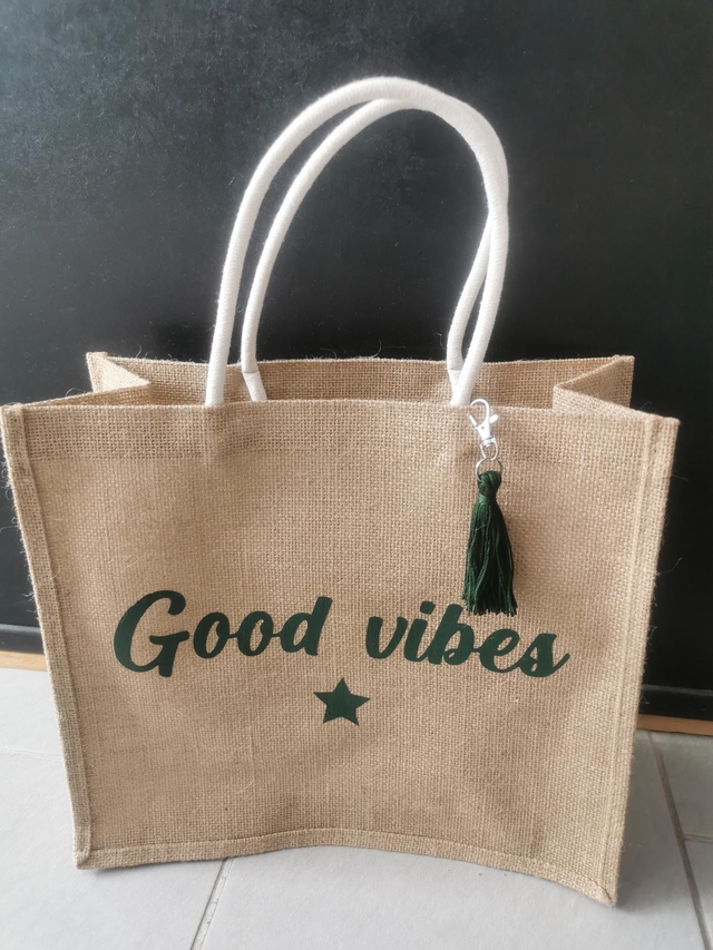 Sac cabas en toile de jute 