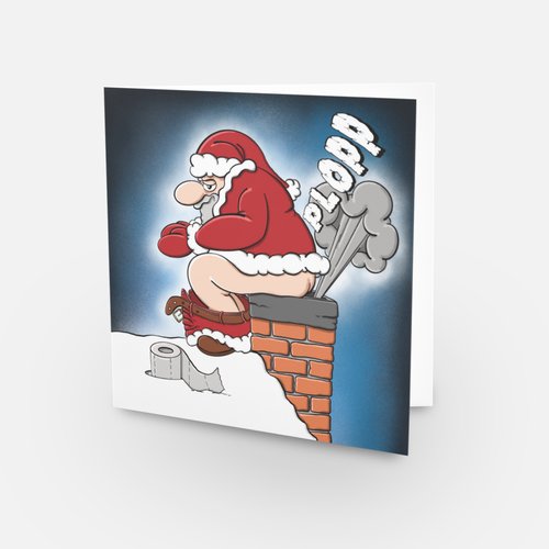 Weihnachtskarte "Santa Claus"