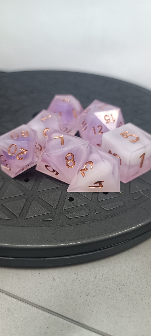 "Rose Water" Dice Set